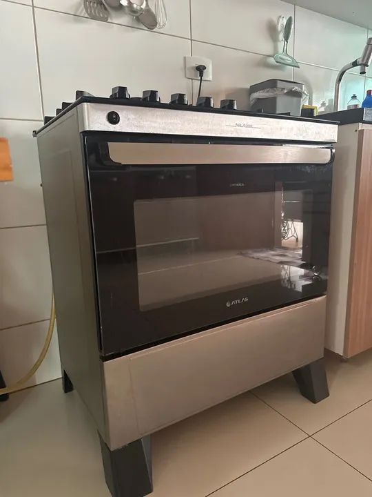 Fogão Atlas 4 Bocas - Vidro Temperado - Foto 3