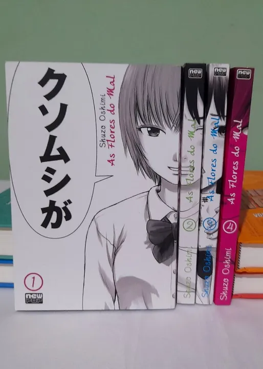 Mangá Aku no hana * As flores do mal (Volumes 1 ao 4) Praticamente novo