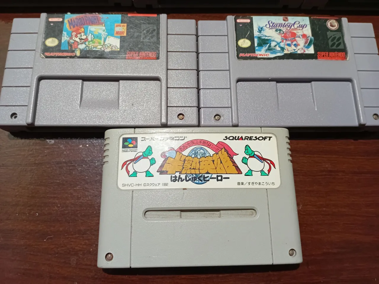 Lote de jogos originais de Super Nintendo