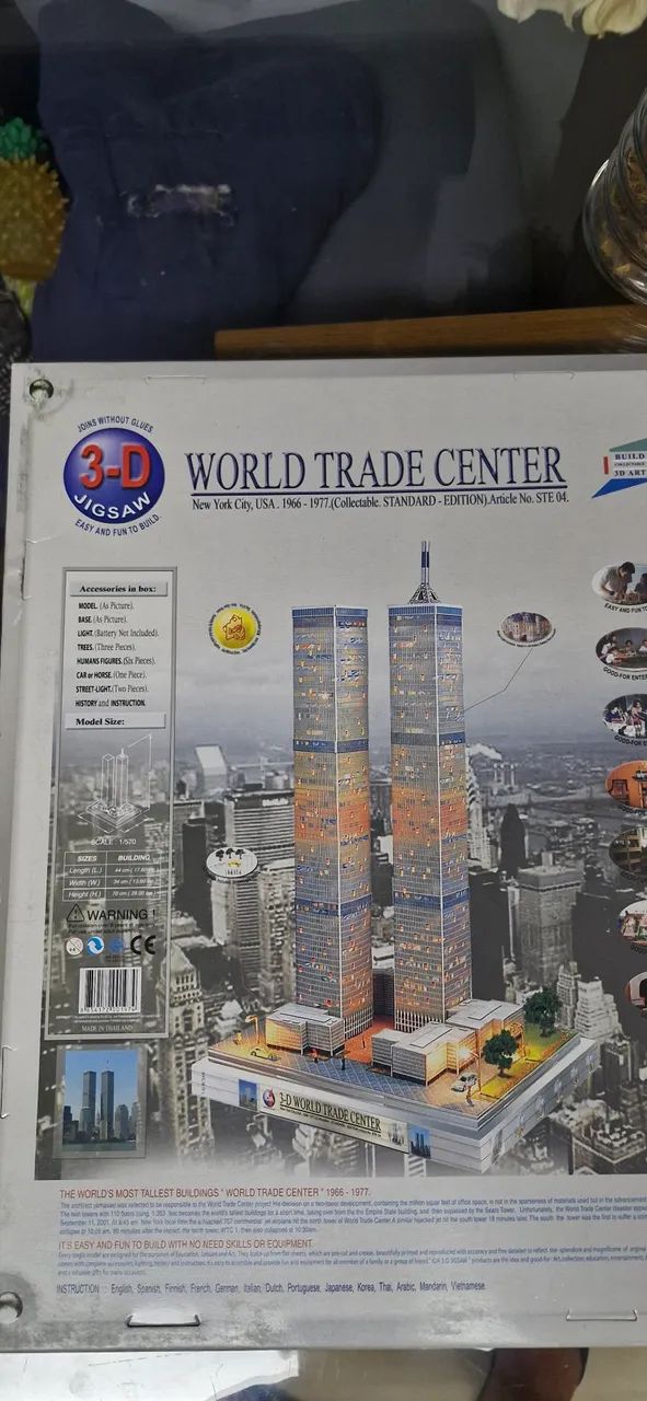 Maquete 3d worldtrade Center jigsaw 