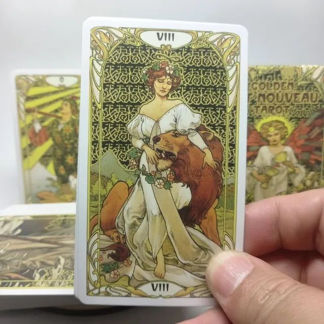 Golden Art Nouveau Tarot - Foto 4