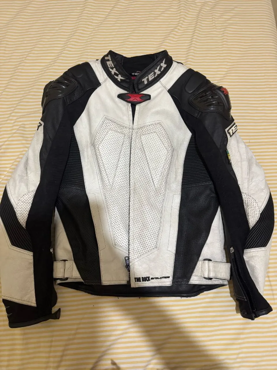 Jaqueta motociclista de couro TEXX