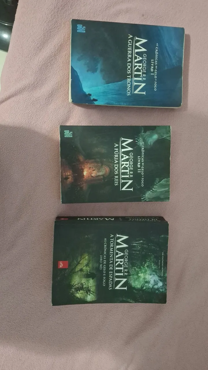 Box As Crônicas de Gelo e Fogo - Livros 1, 2 e 3