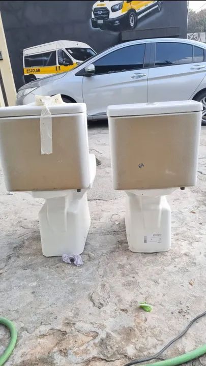 Vaso Sanitário Deca Deluxe Quadrado  - Foto 4