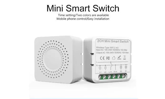 Switch 2 Canais Tuya Wifi Smart Alexa Google Home Automação  Automação Robótica COD-AM621  - Foto 3