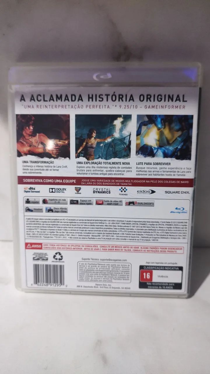 Jogo Tomb Raiider PS3 - Midia Física - Foto 5