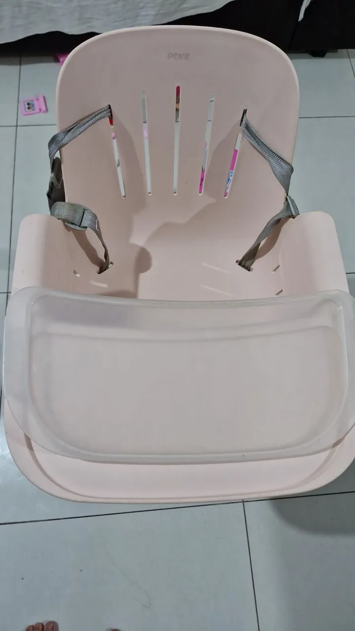 Cadeira Infantil com Bandeja - Rosa