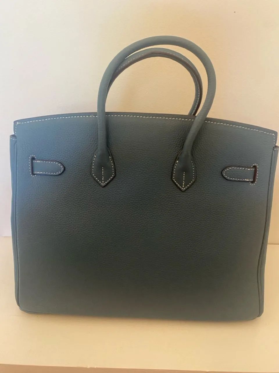 Bolsa Birkin 35 em couro legítimo  - Foto 2