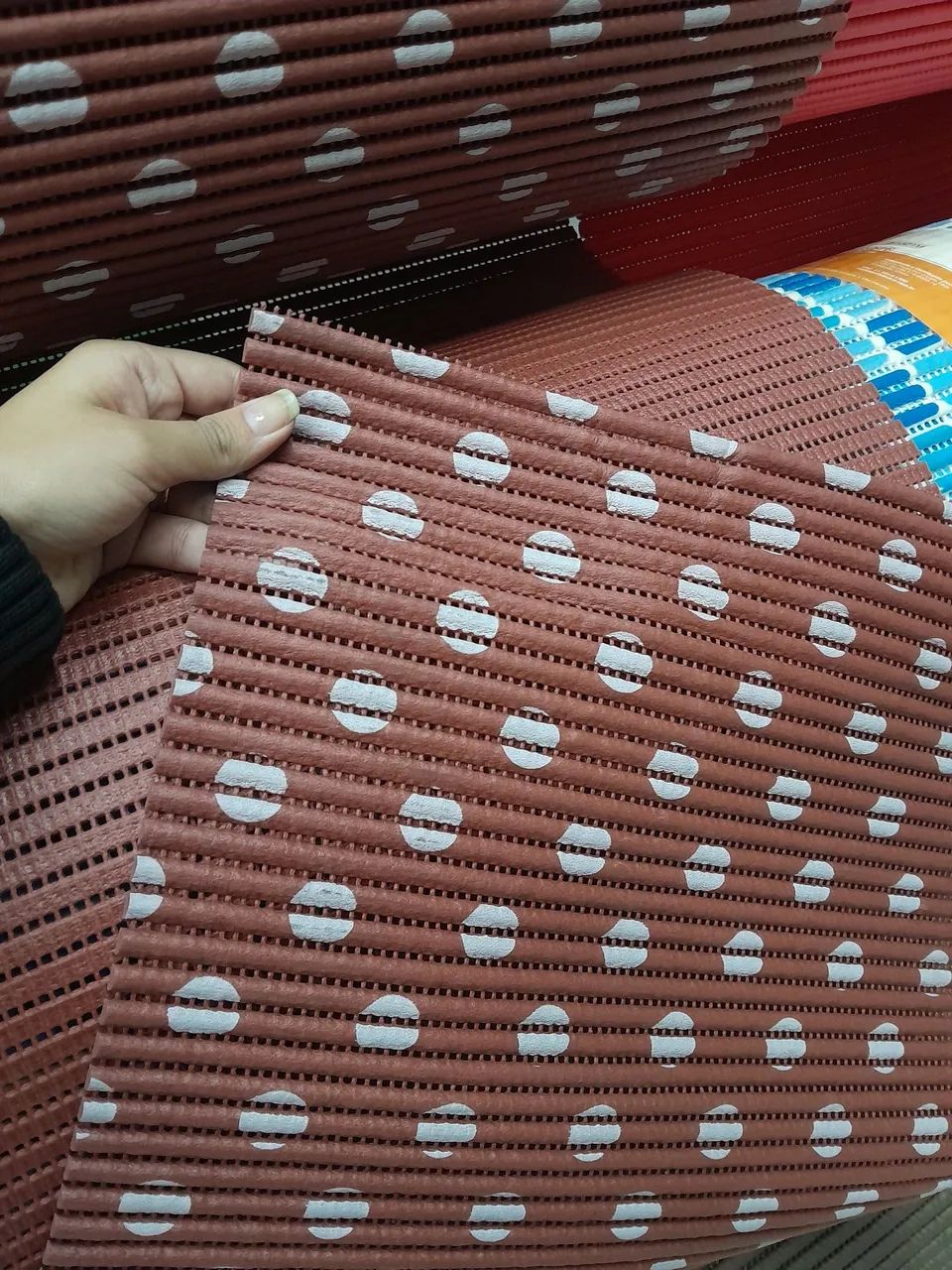 Tapete Pvc por Metro Borracha Antiderrapante 43cm  
