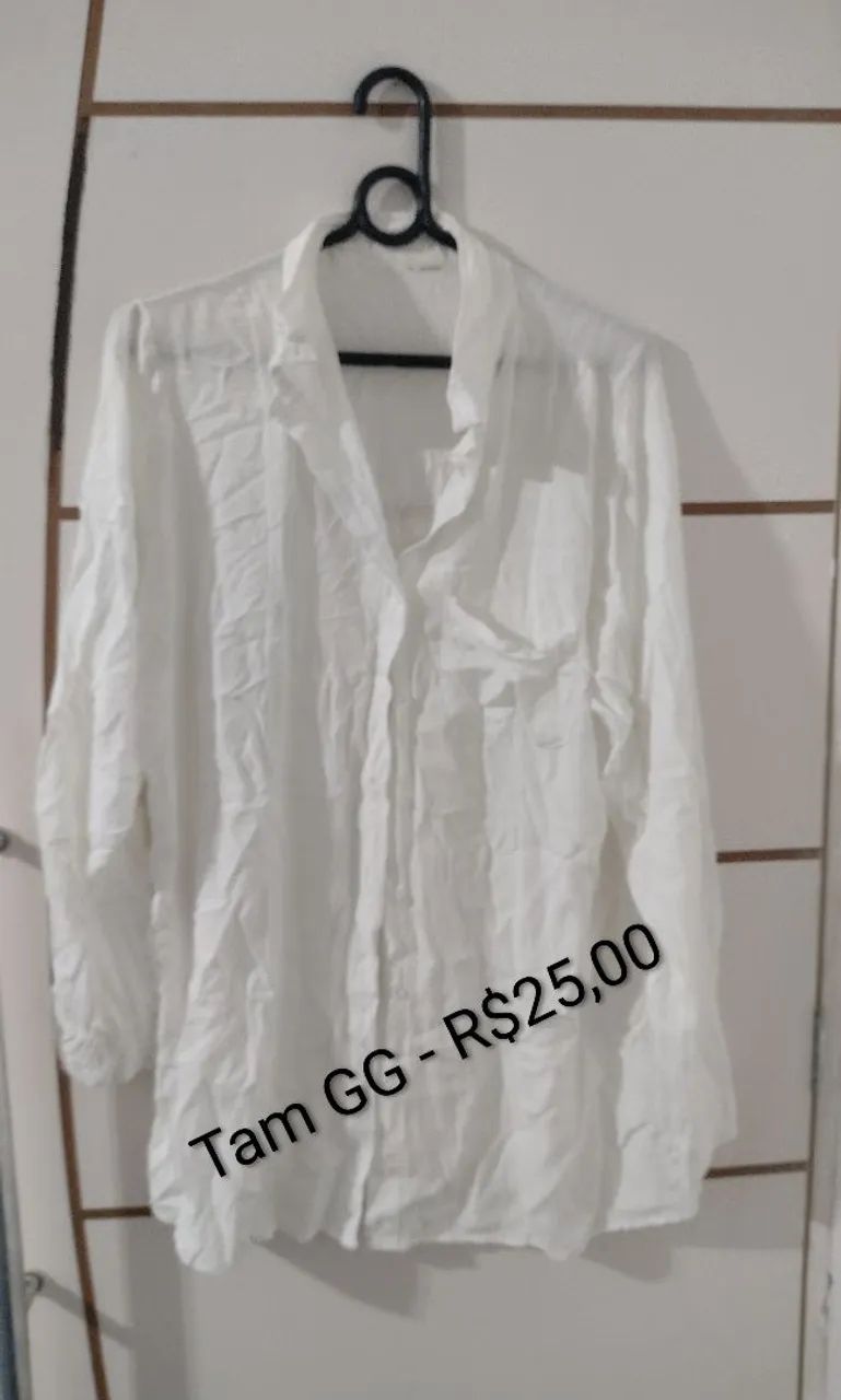 Roupas femininas plus-size branca  - Foto 3