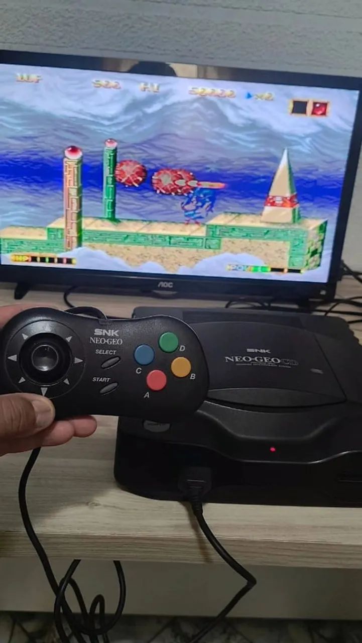Néo Geo CD completo,(item de coleção). - Foto 6