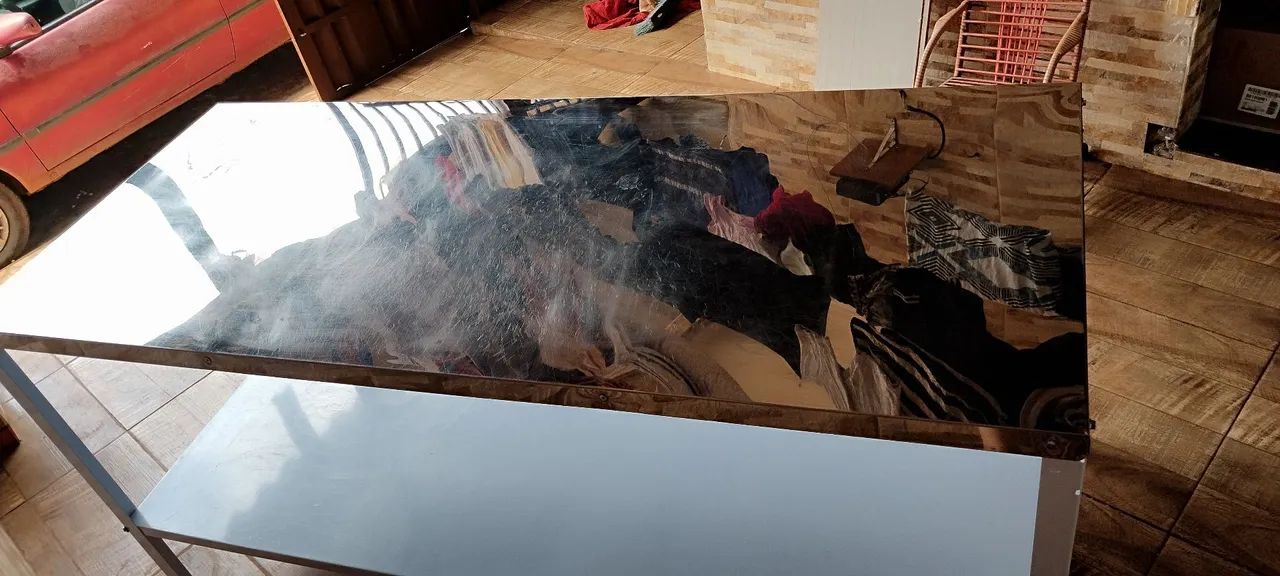 Mesa de aço inox para cozinha industrial - Foto 4