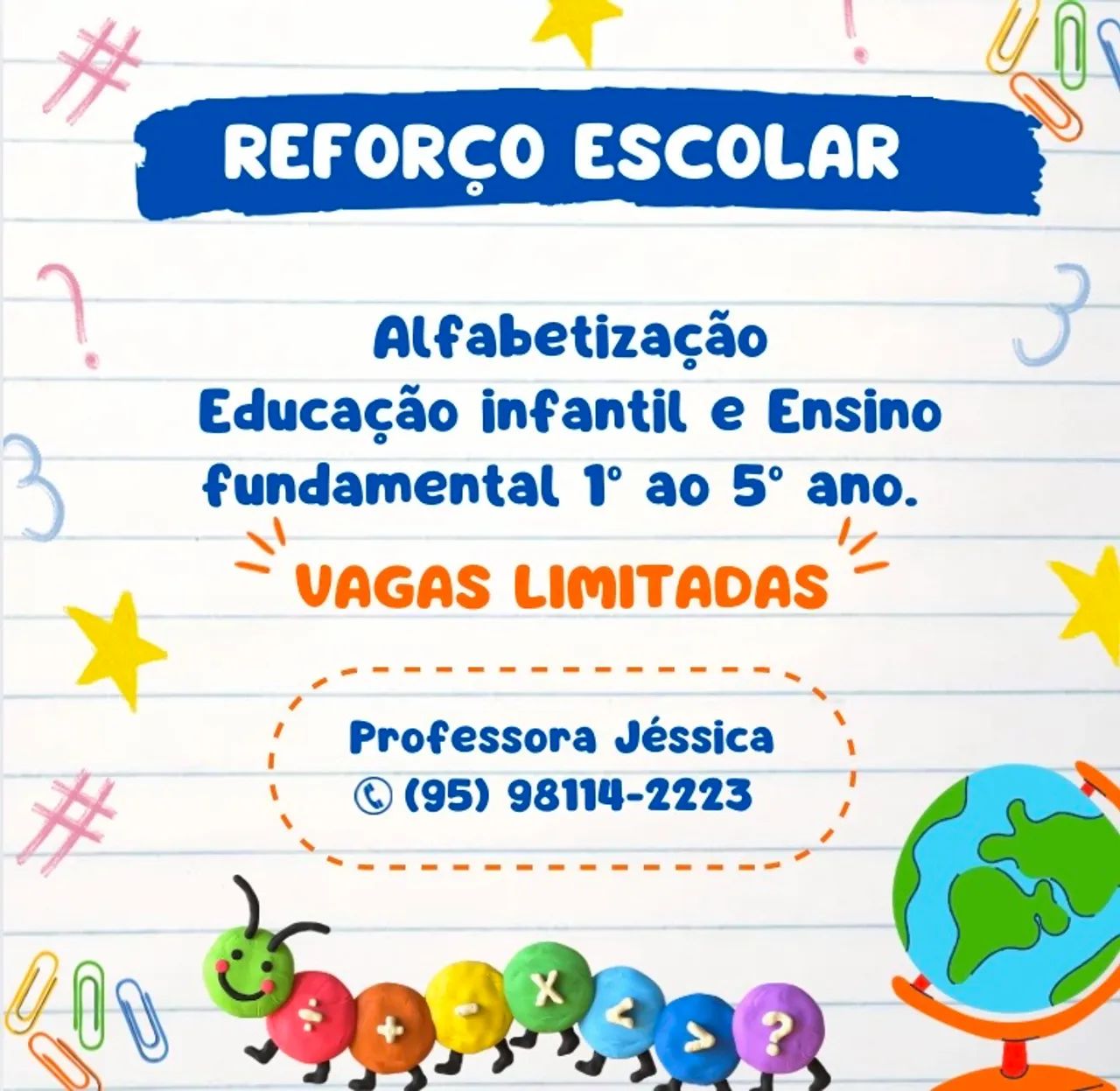 Aulas de Reforço Escolar 