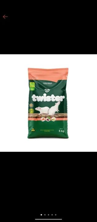 Ração para Ratos Twister Fluffy 
