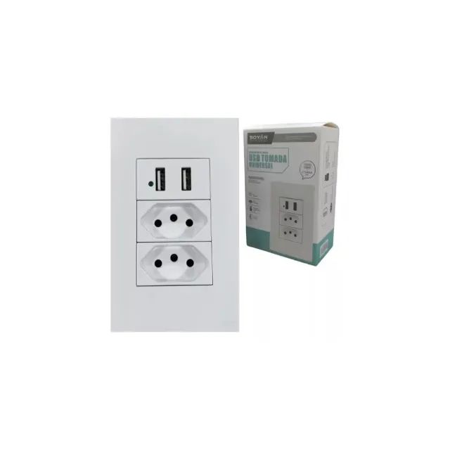 Interruptor de Tomada Universal Soyan A8-202C
