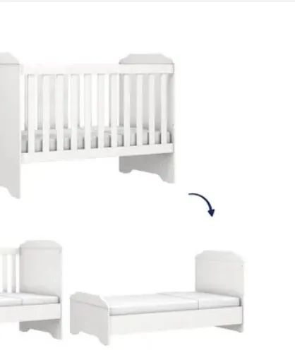 Berço Minicama 3 em 1 Grão de Gente com Colchão - Foto 2