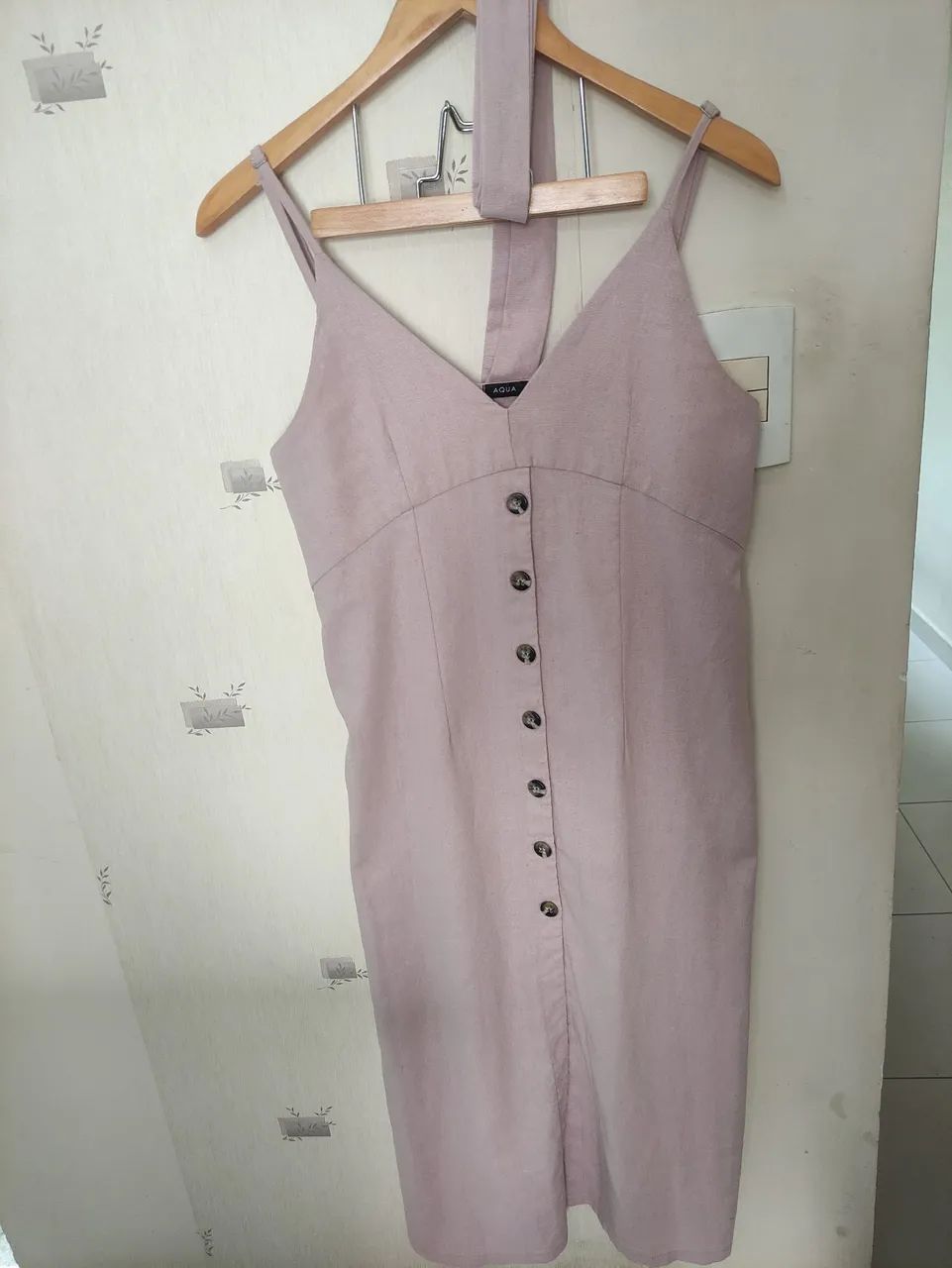 Aqua vestido linho M Midi 70,00 - Foto 2