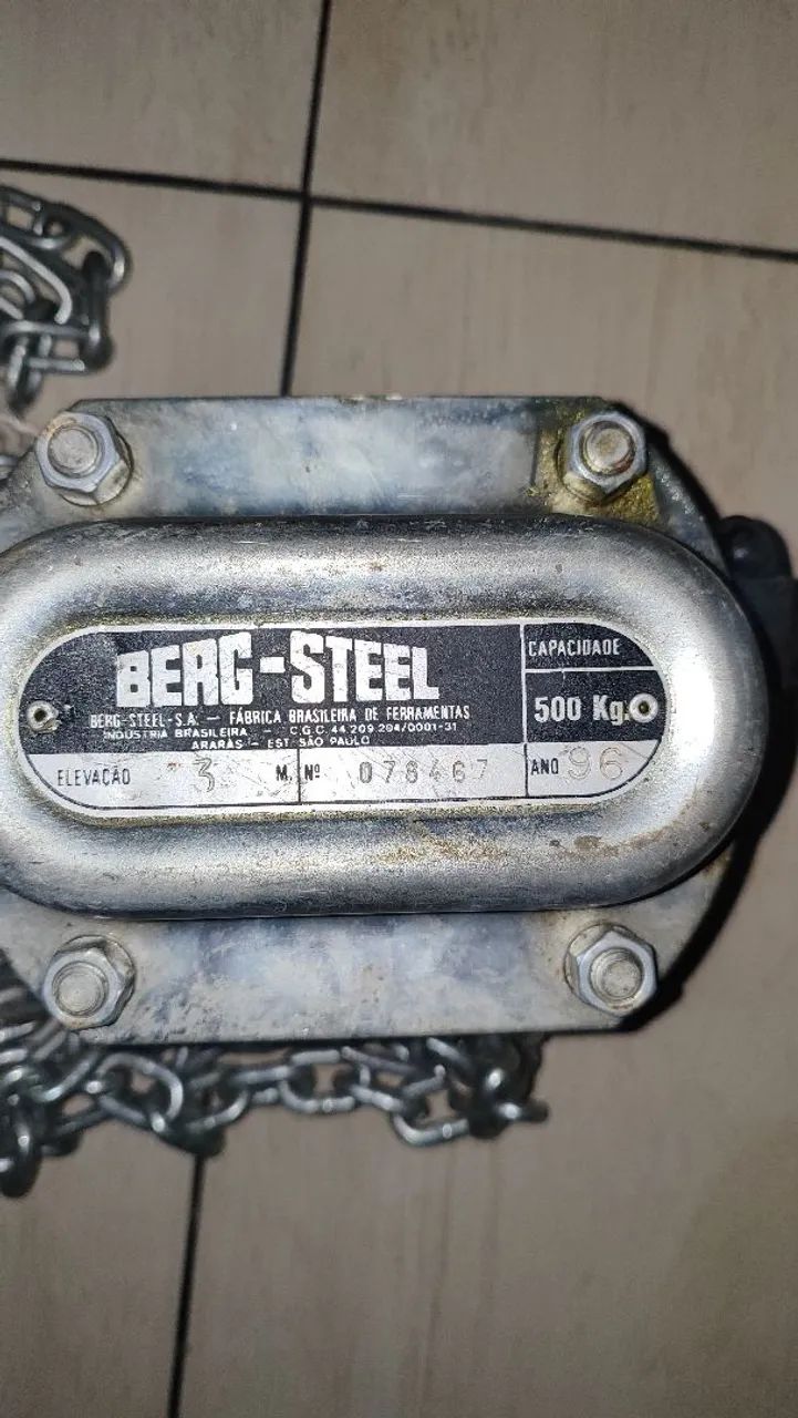 Guincho de corrente manual BERG-STEEL - Foto 4