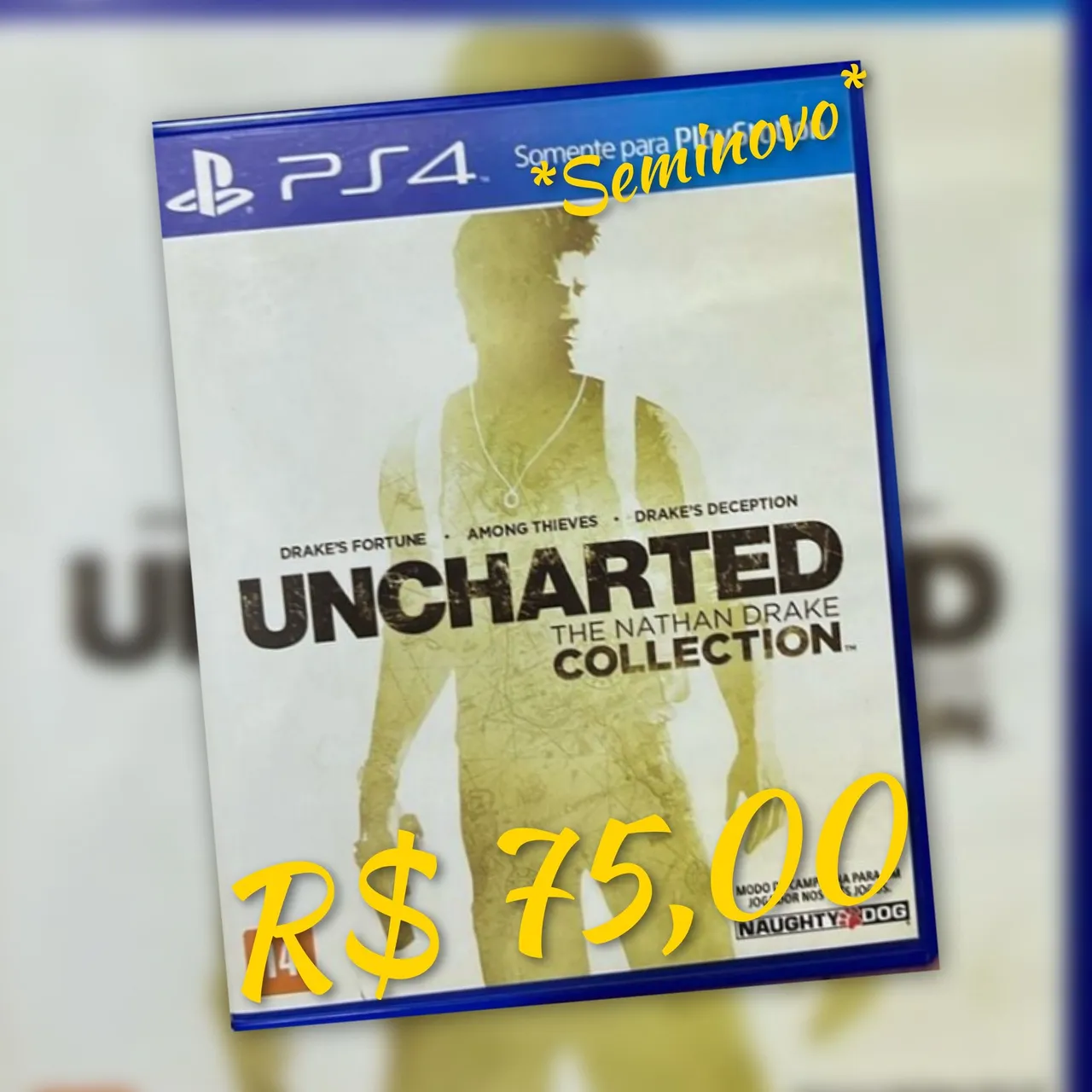 Uncharted Collection - PS4 / PS5 - Leia o anúncio