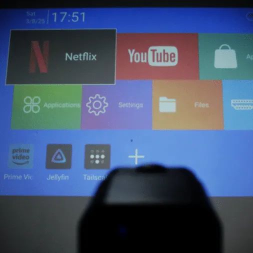 Smart TV Projetor 4k Hy320 Com Android e Wifi (Possui Som e Controle Remoto) Novo Lacrado - Foto 3