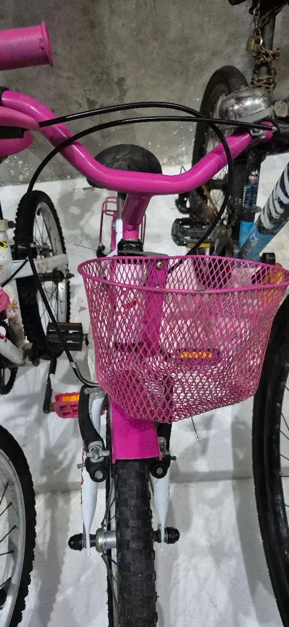 Bicicleta infantil aro 16 com cestinha - Foto 2
