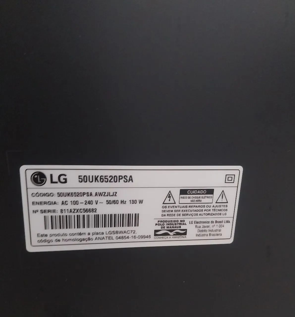 Smart Tv LG 50 polegadas, 4K  - Foto 3