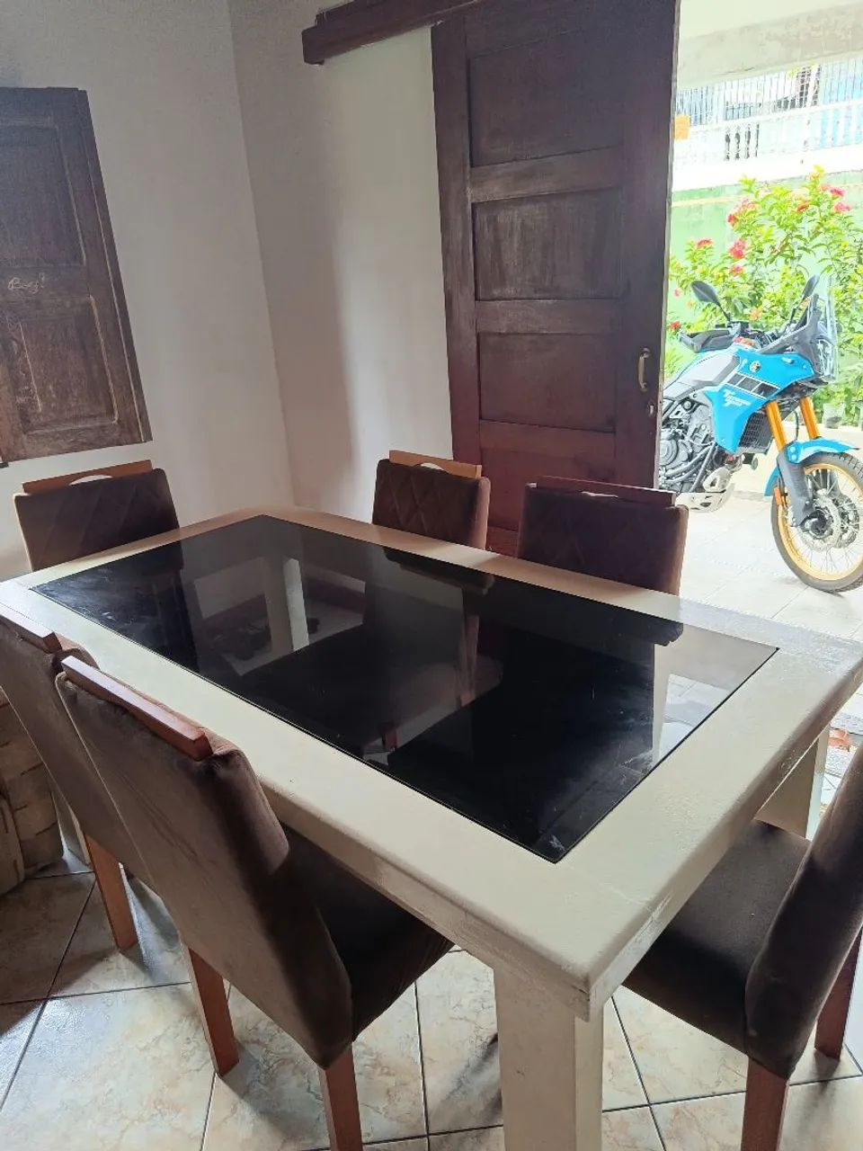 CONJUNTO COMPLETO ? MESA + 6 CADEIRAS |  - Foto 3