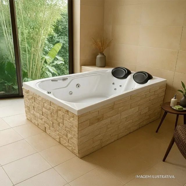 BANHEIRA HIDROMASSAGEM COMPLETA - Foto 2