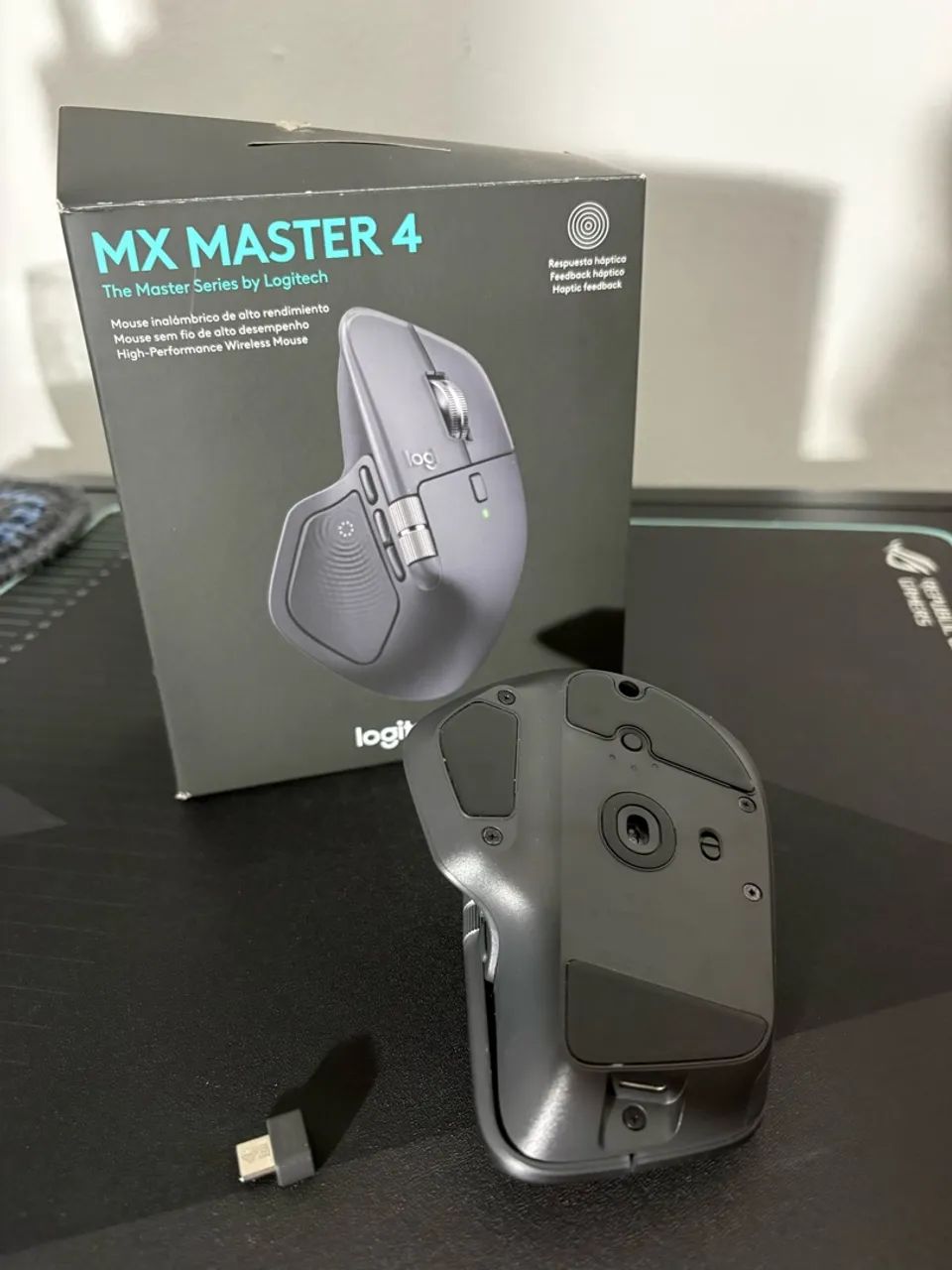 Mouse Logitech MX Master 4 Grafite - Foto 4