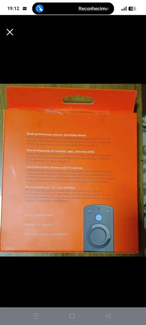 Tv stick fire Amazon original Novo na caixa. Leia o anúncio.  - Foto 2