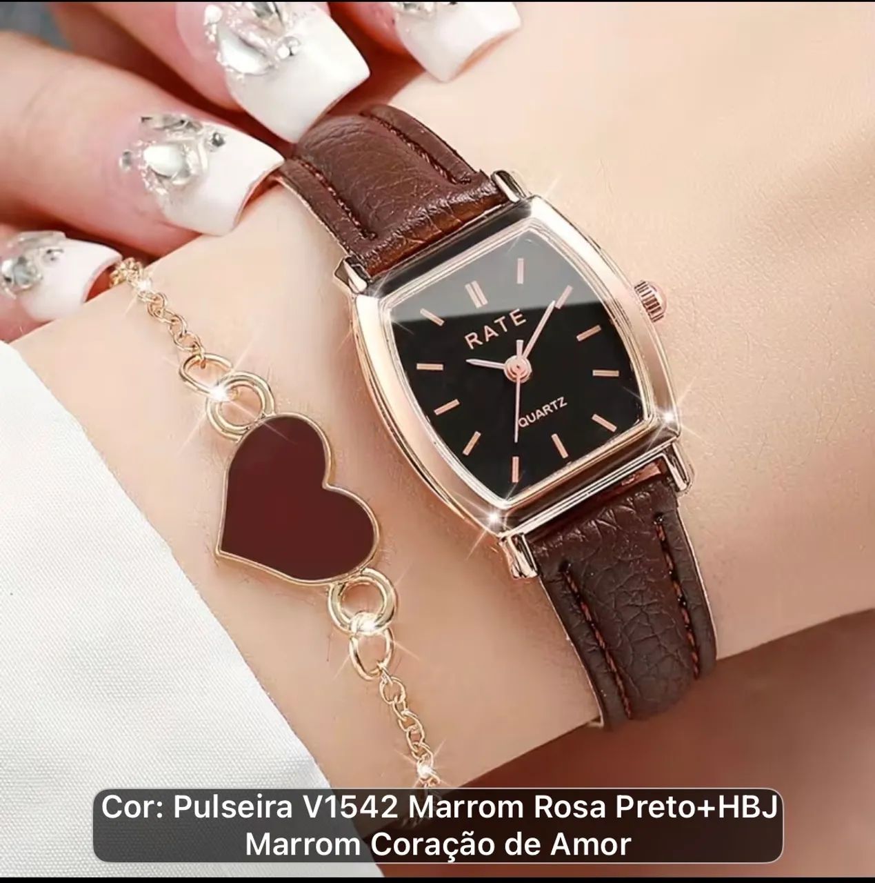 Conjunto pulseira e relógio  - Foto 3