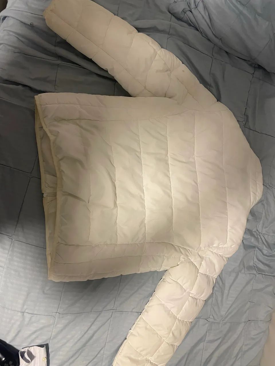 Jaqueta puffer branca