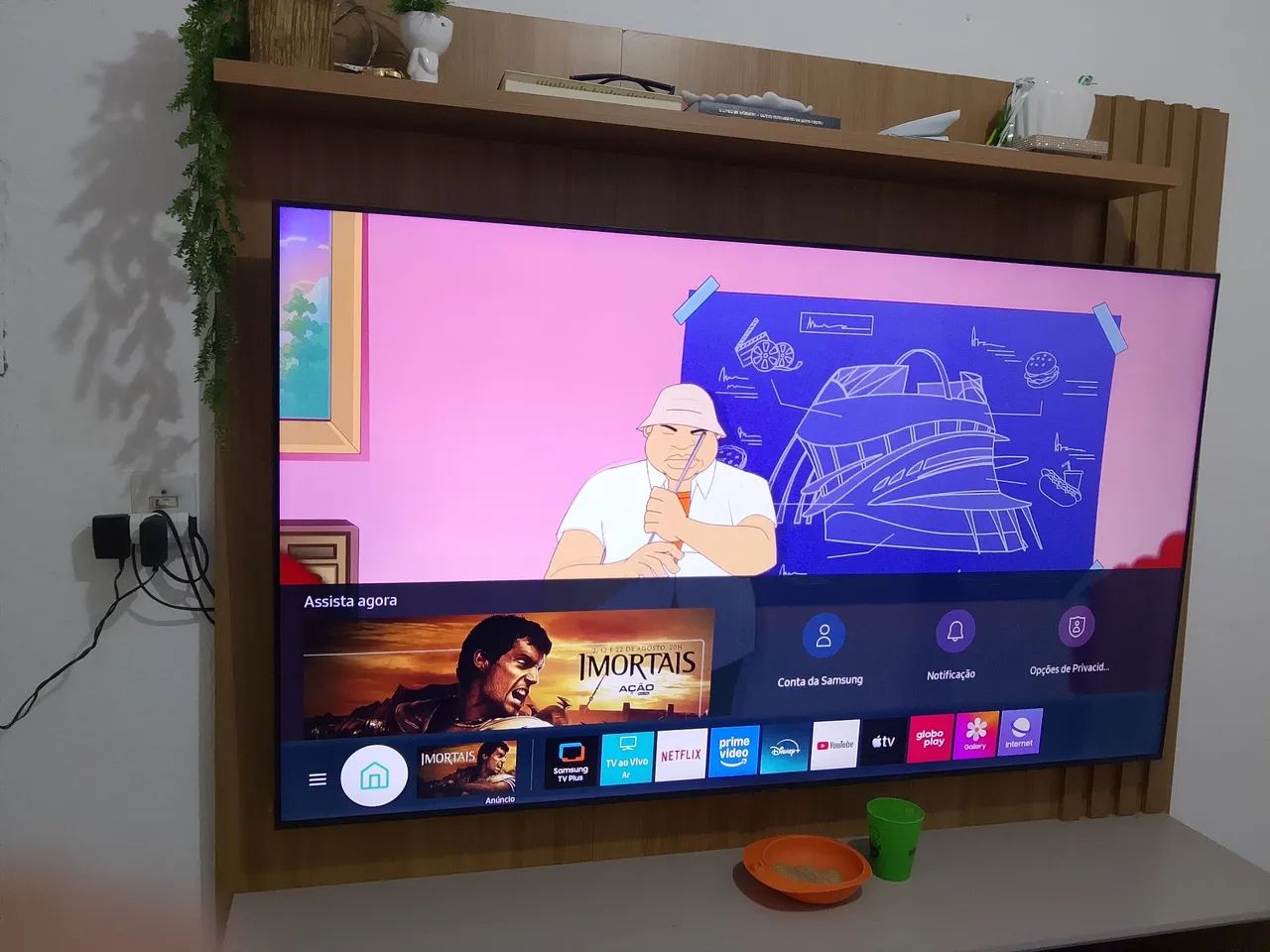 Ótima TV SAMSUNG 65P 4K 