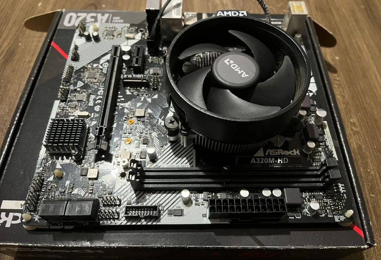 Placa mãe ASRock A-320M-HD - Foto 3