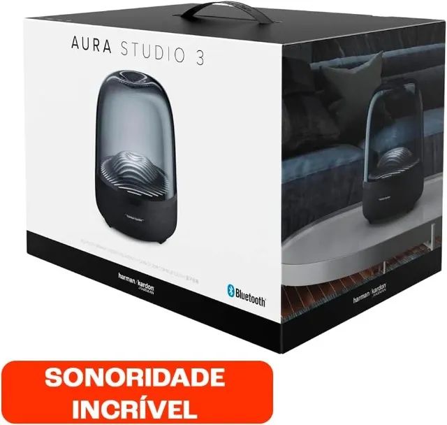 Harman Kardon Aura Studio 3, Caixa de Som, Aura Studio 3 Som 360