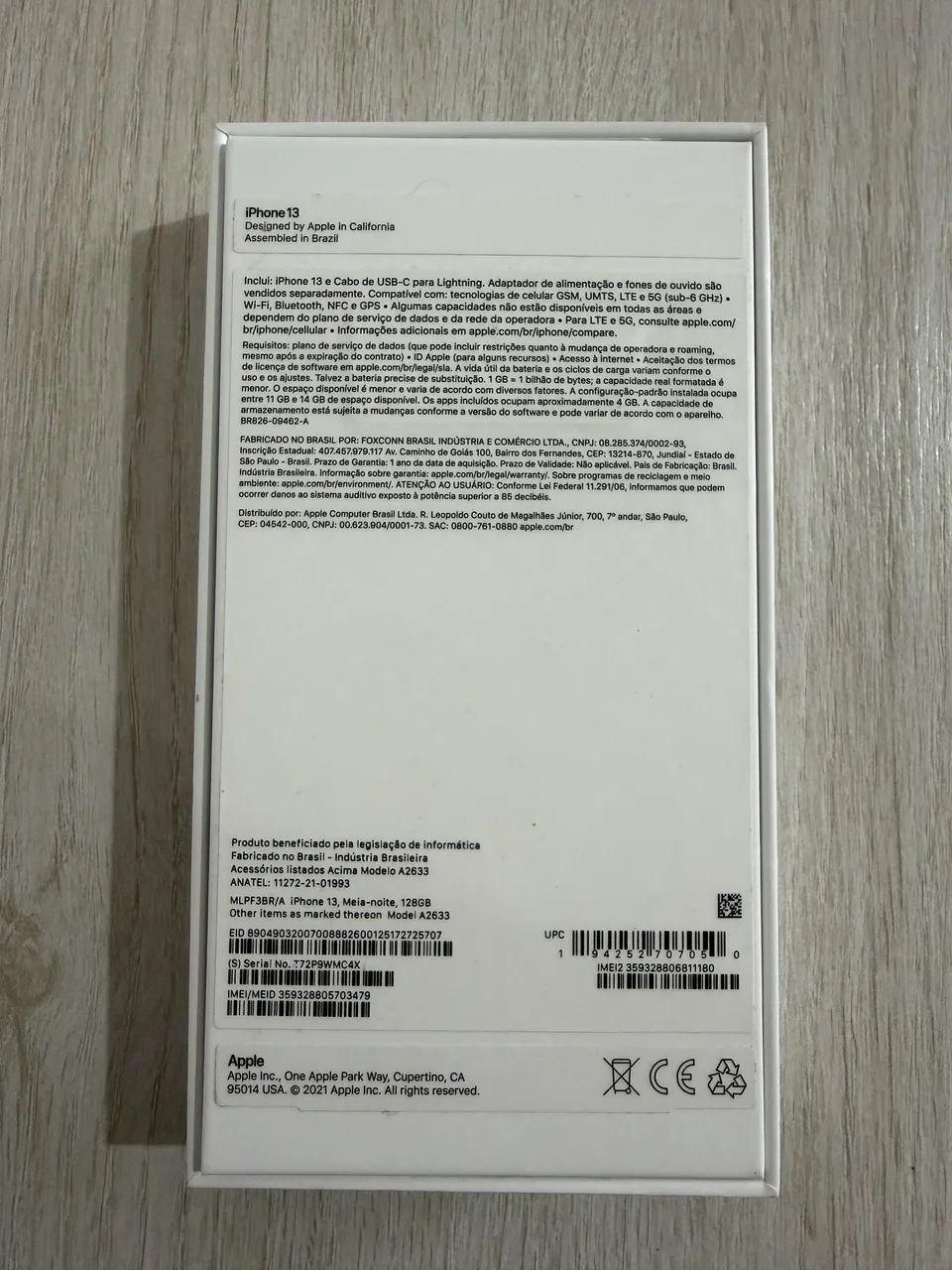 iPhone 13 128gb Midnight Blue Usado - Foto 2