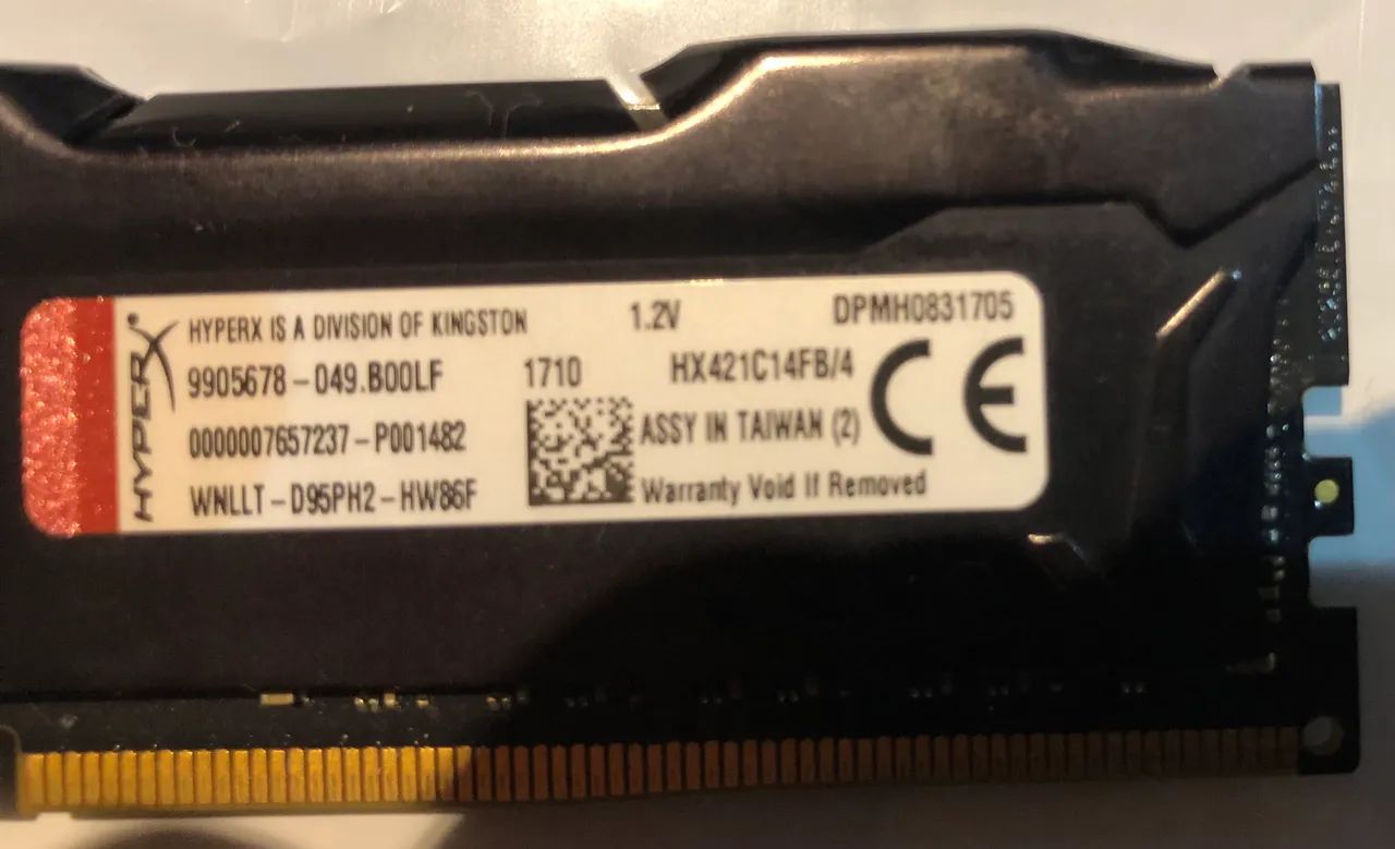 Mem ória DDR4 Fury Hyperx 4GB - Foto 2