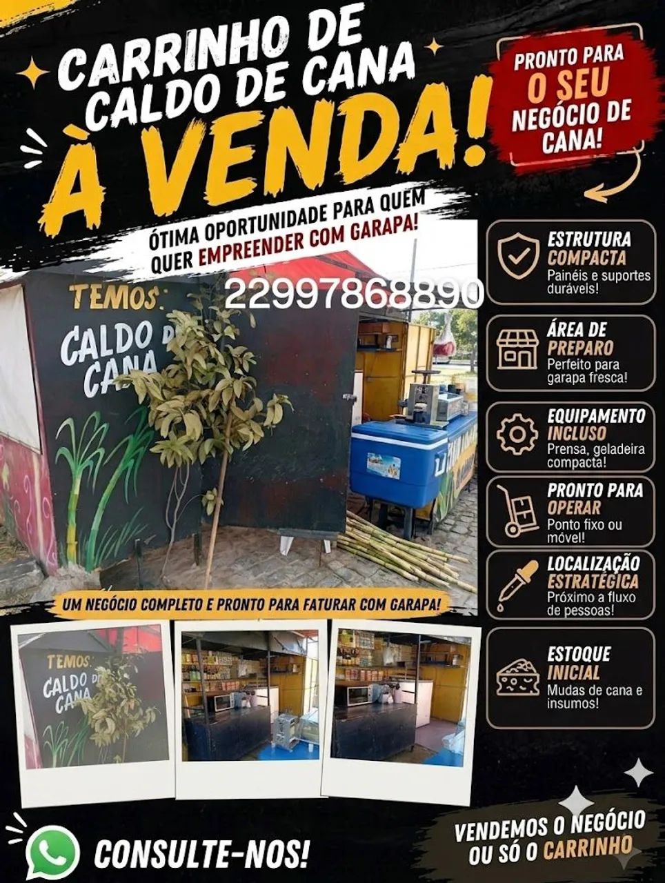 Carrinho de caldo de cana - Foto 2