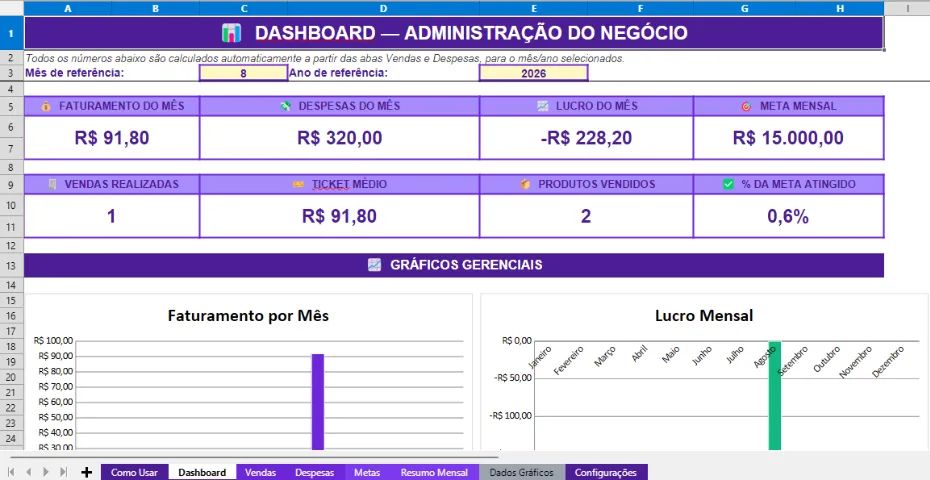 Planilhas Excel Profissionais para Pequenos Negócios - Foto 3