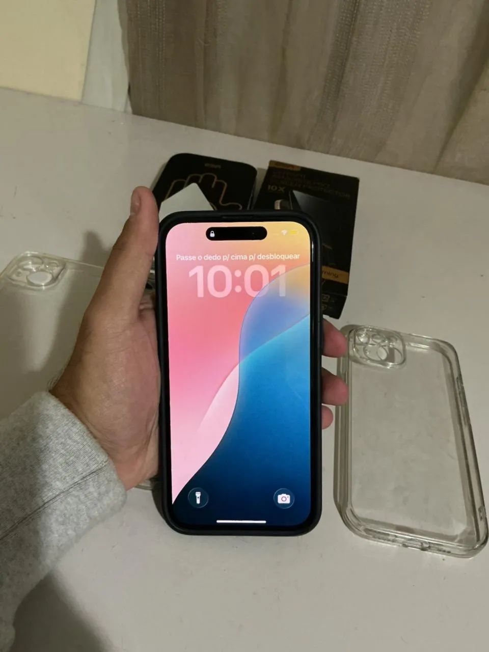 iPhone 15 Preto 128GB Todo Original - Celulares e Smartphones