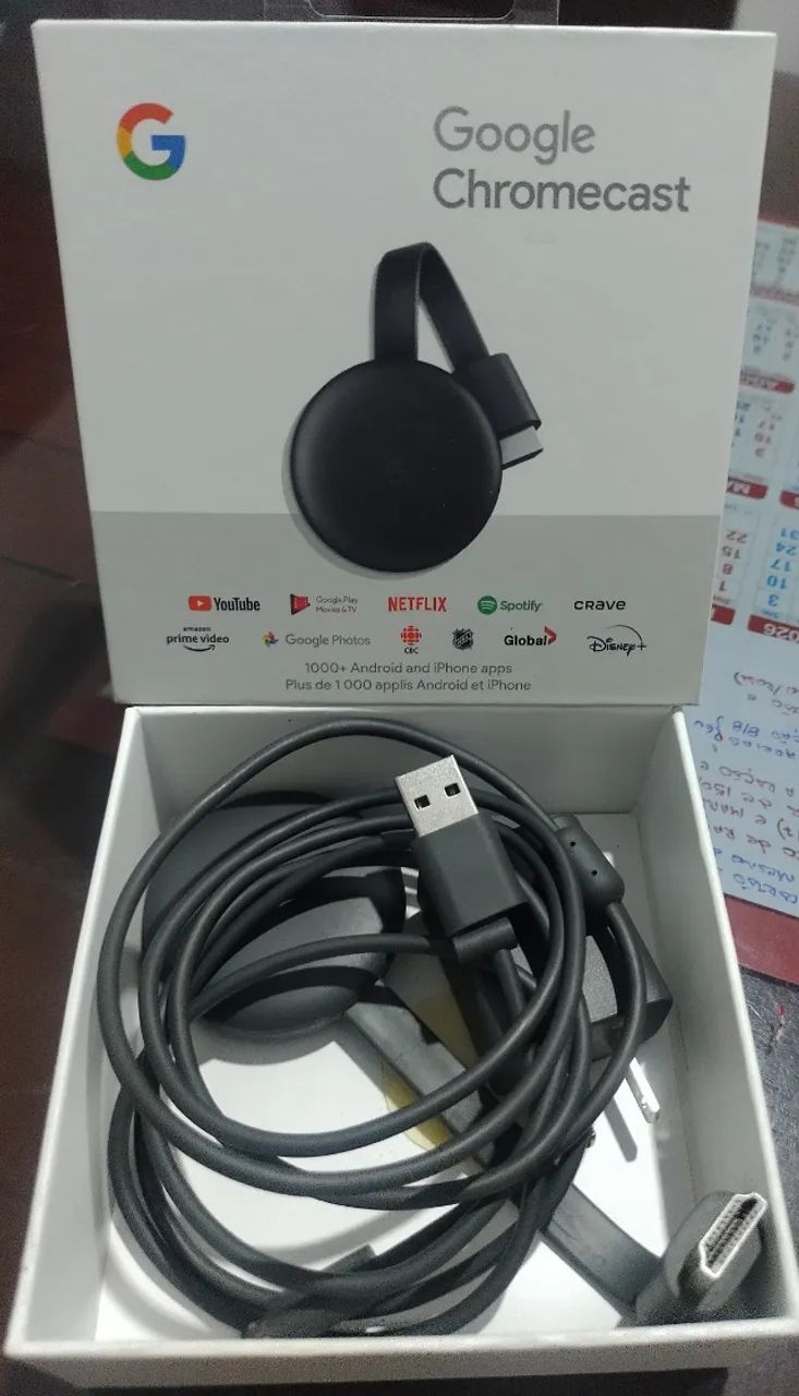 Chromecast semi novo