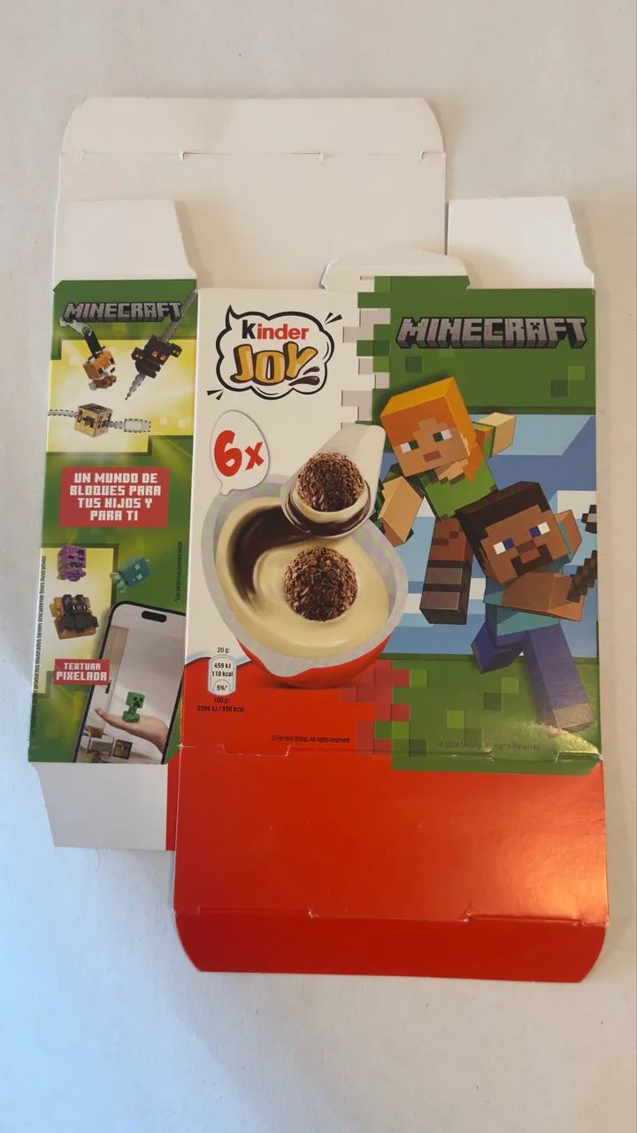 Kinder Joy Minecraft Completa + Todos os folhetos + Caixa - Foto 2