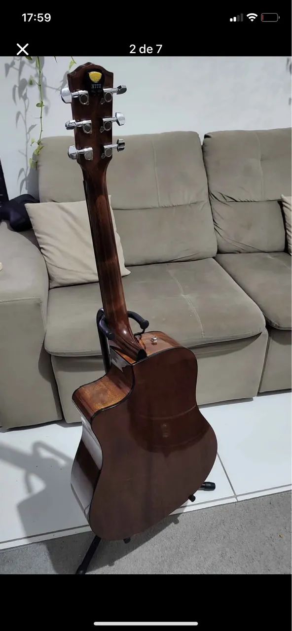 Violão Fender CD-60CE Folk - Foto 2