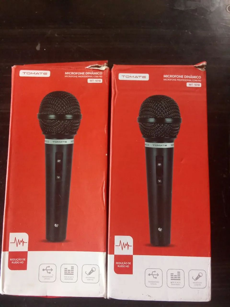 Microfones novos