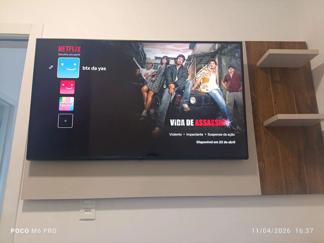 Smartv LG 50 polegadas controle remoto inteligente  - Foto 4