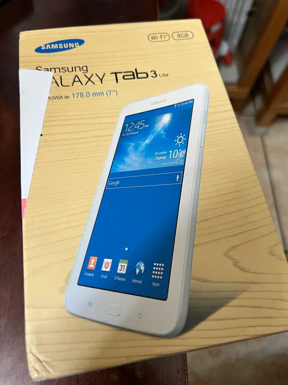Samsung Galaxy Tab 3 Lite. 8GB | Wi-Fi. Branco (acompanha capa e cabo) - Foto 3