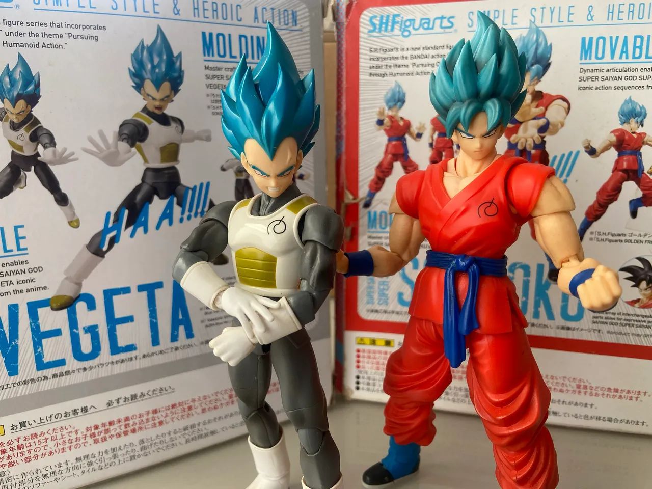 SHFiguarts Goku e vegeta blue - Foto 3