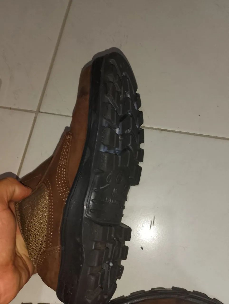 Bota industrial de velcro(n:42) - Foto 4