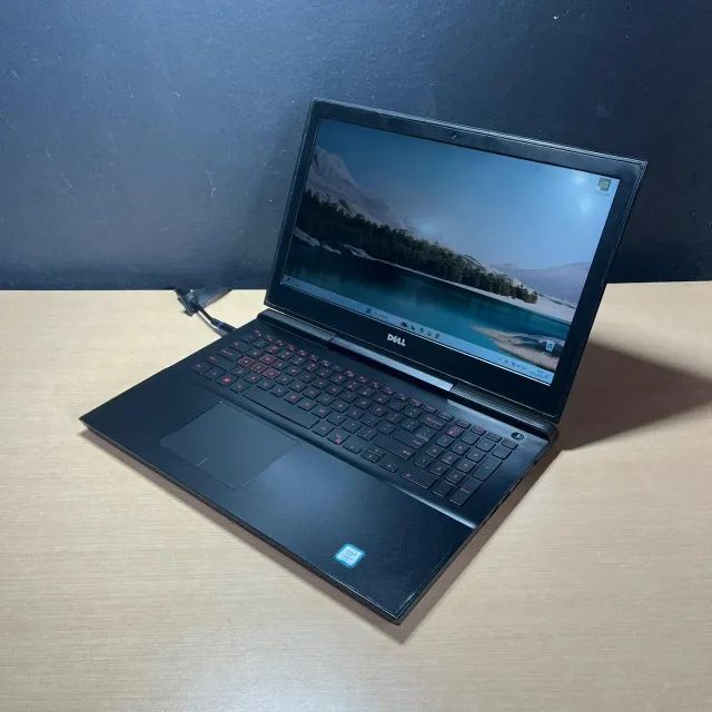 Notebook DELL Gamer I7 / 16GB/ GTX 1050TI/ SSD / 12X No cartão