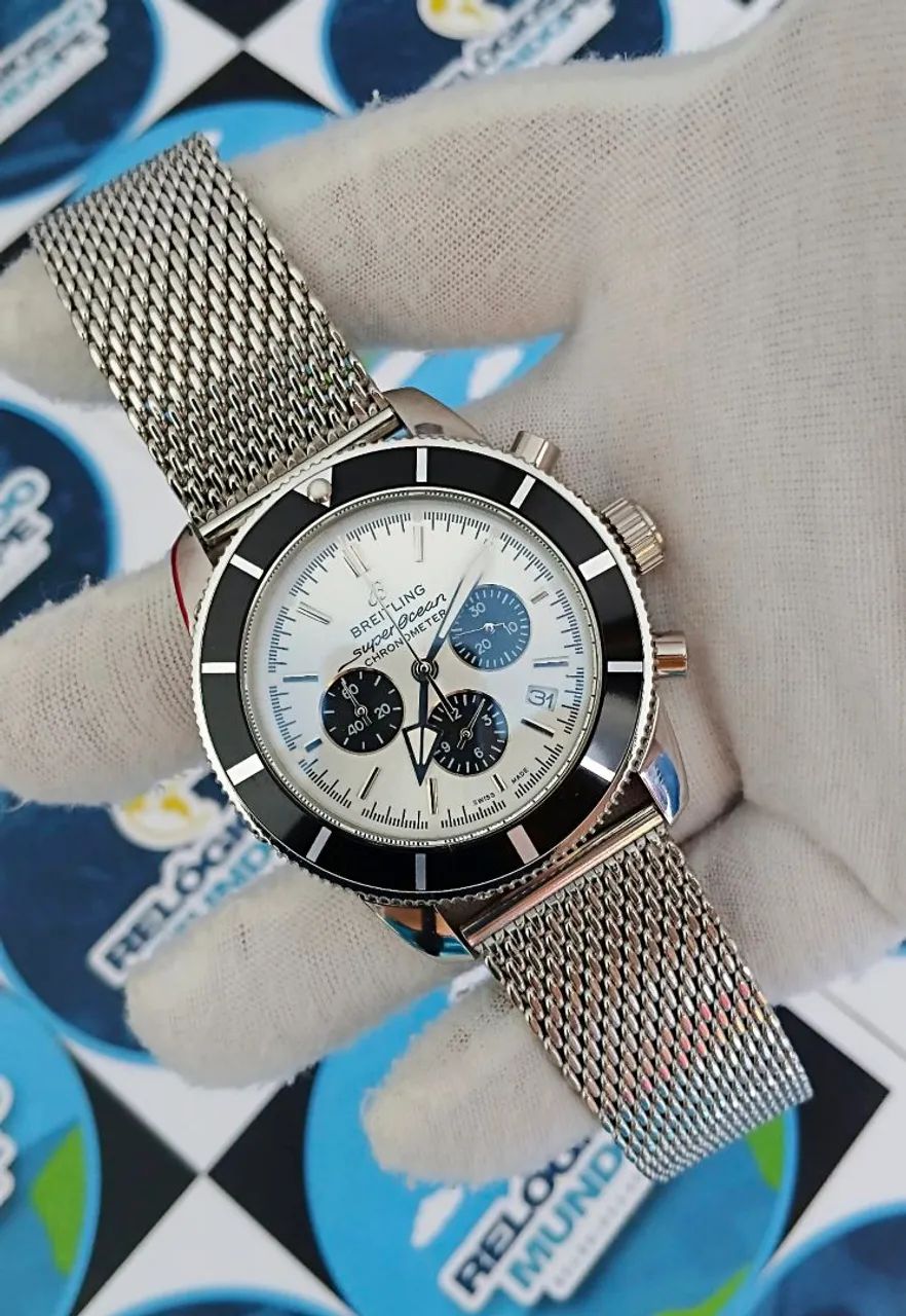 RELÓGIO BREITLING SUPER OCEAN PANDA CHNOGRAPH  - Foto 3